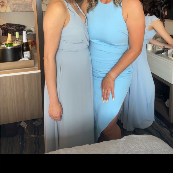MISHA IDA Dress - POWDER BLUE- size XL - US size 10 (originally from revolve) - Picture 5 of 7